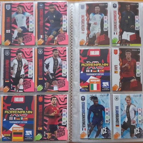 England 2024 Tournament Edition Adrenalyn XL album with 278/297 cards like new
