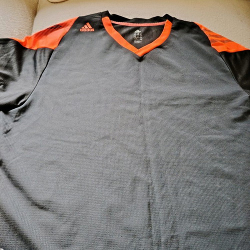 Adidas F50 Climacool shirt XL like new, black and orange