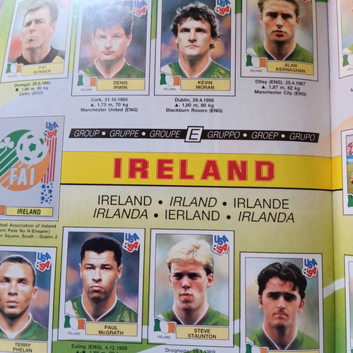 Panini World Cup USA 1994 empty collectible album