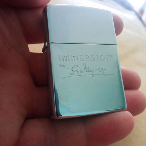 Zippo lighter with Immersion logo