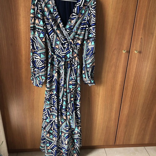 Long dress xxl new, colorful, polyester