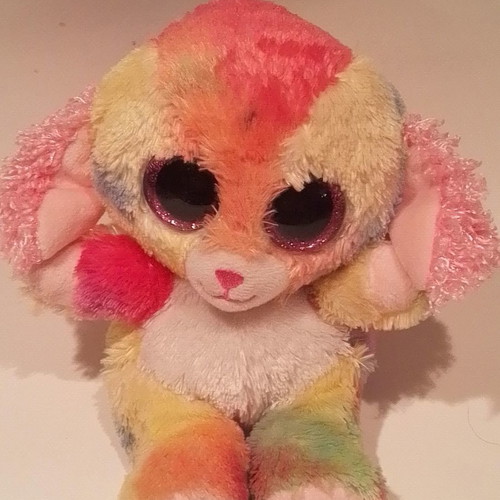 Animotsu Rainbow Plush Puppy used