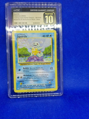 Squirtle κάρτα Pokemon pristine 10, 2023 classic