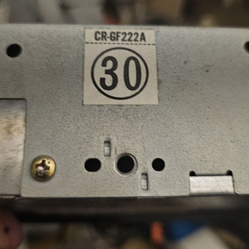 Matsushita National CR-GF222A car radio used, vintage