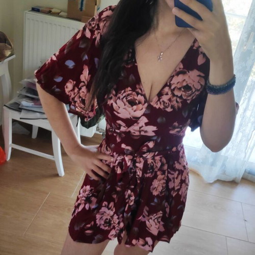 Floral Playsuit New - S/M