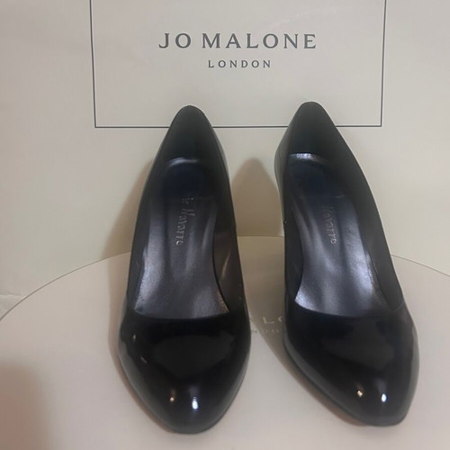 Enric Navarro Black Patent Leather Pumps Size 38 Like New