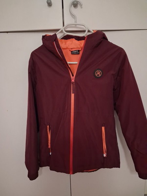 Children's windbreaker jacket with hood and thermal lining, size 152 cm