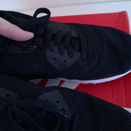 Nike Air Max Ultra 90 Flyknit men's shoes, black size 45.5