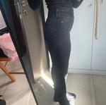 Abercrombie & Fitch black jeans like new, size 25