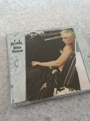 Pink Who Knew CD single, pop
