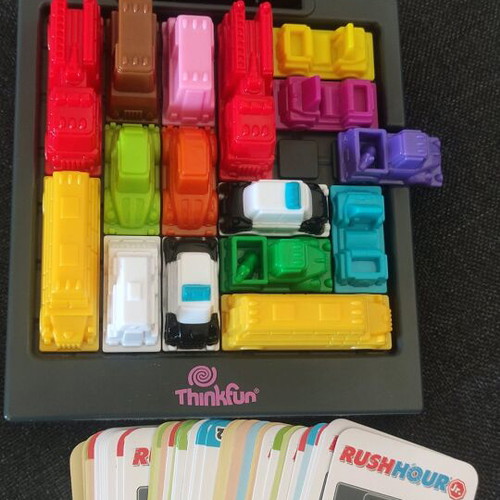 Interactive toy with cars used