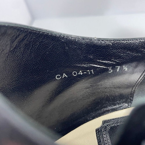 Dior leather heels like new, black, size 37.5