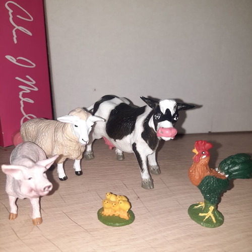 Safari Ltd vintage farm animal figure set (1994)