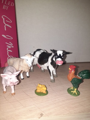 Safari Ltd vintage farm animal figure set (1994)