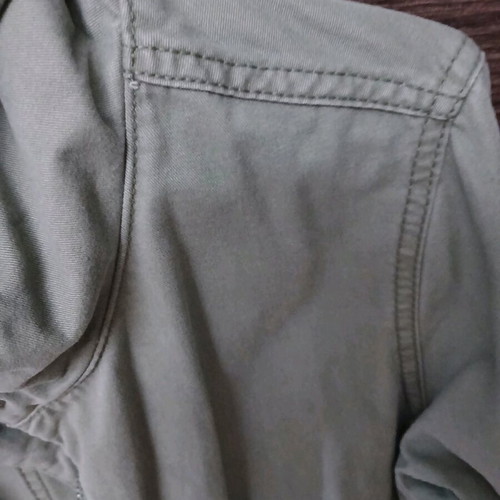 Old Navy khaki jacket used, size XS, green