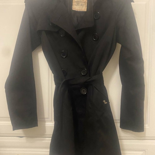Staff trench coat S black like new