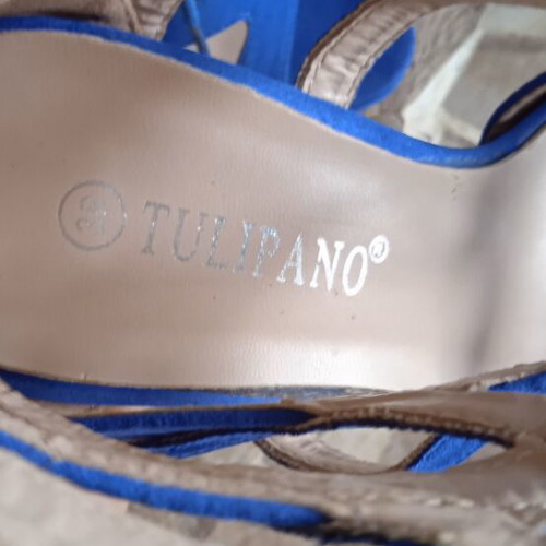 Tulipano suede pumps like new, size 36, 10 cm heels