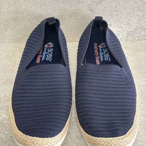 Skechers Instap Espadrilles Navy Blue Size 38 Like New