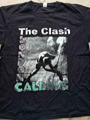 T-Shirt The Clash London Calling XL used, black