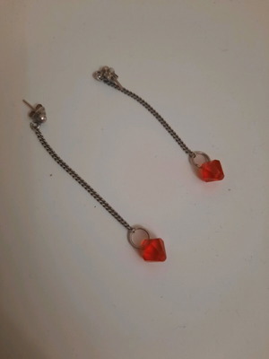 Silver 925 Long Earrings like new