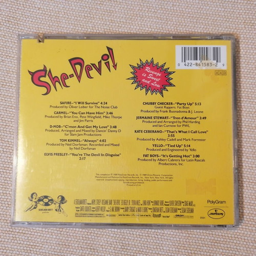 She Devil Original Motion Picture Soundtrack like new