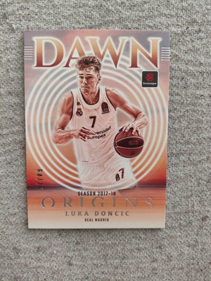 Euroleague Origins Luka Doncic Dawn Insert card like new
