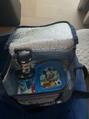 Σετ φαγητού lunch box με ποτήρι και ταπεράκι, καινούργιο ποτήρι και τσάντα