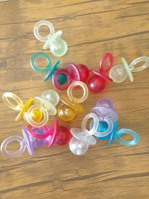 Vintage pacifiers used