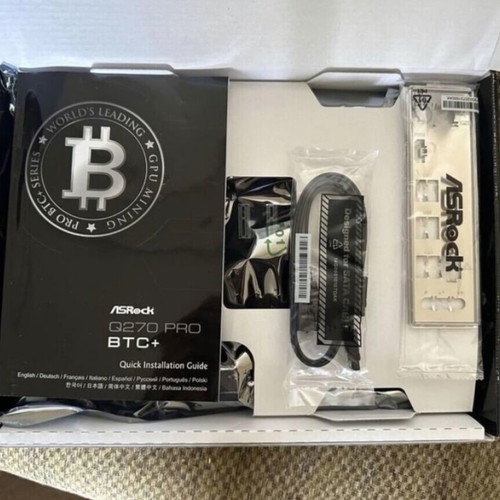 Asrock Q270 Pro BTC+ New motherboard for Intel 6th and 7th generation