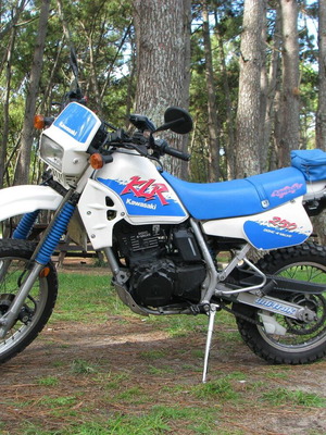 Kawasaki KLR 250 1994 σαν καινούργιο, άσπρο, motocross