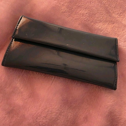 Lustrini tobacco pouch dark blue like new with zipper