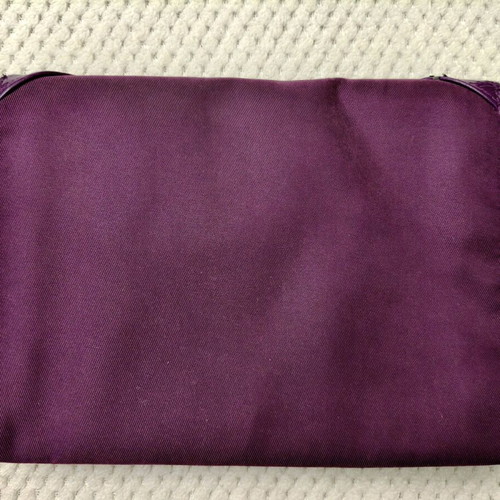 Yves Saint Laurent YSL clutch with built-in mirror used, purple