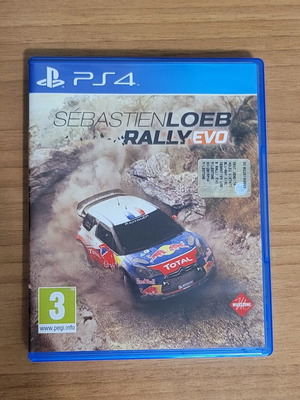 Sébastien Loeb Rally Evo PS4 game, European version