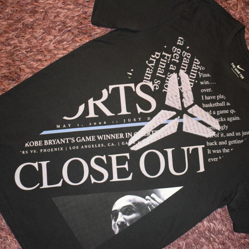 Nike Kobe T-shirt men size M used, black