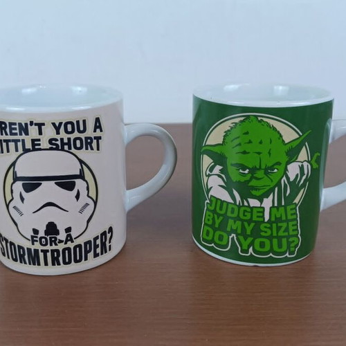 Star Wars Espresso Cups set like new by Half Moon Bay