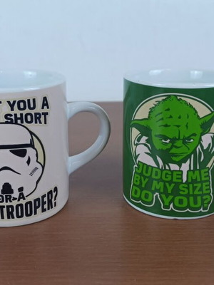 Star Wars Espresso Cups set like new by Half Moon Bay