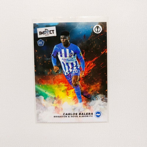Carlos Baleba rookie card Topps Impact Brighton Manchester United