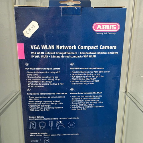 Abus VGA WLAN Network Compact Camera new in box
