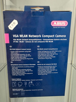 Abus VGA WLAN Network Compact Camera new in box