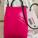 Furla crossbody bag new, neon pink with pouch