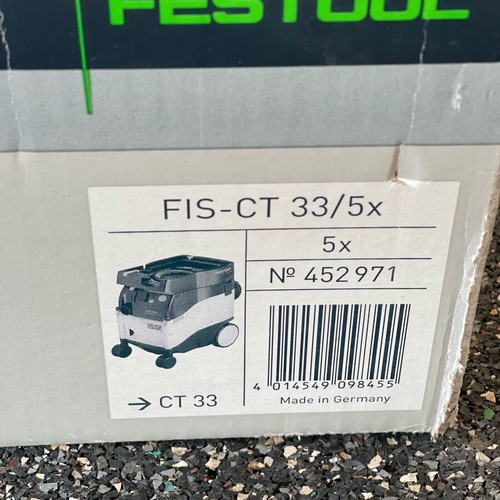 Festool CT 33 vacuum bags new, pack of 4