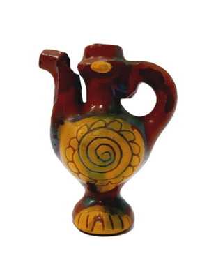 Vintage Mini Jug with Whistle 1970s Handpainted Bulgaria like new