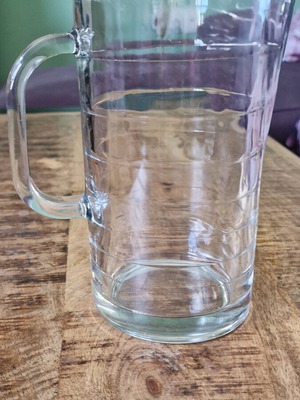 Glass pitcher like new