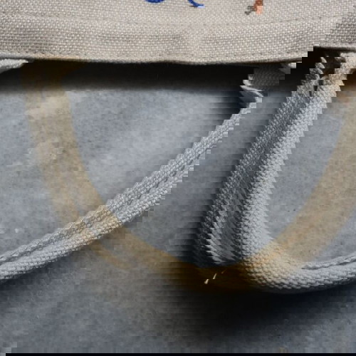 Τσάντα καλοκαιρινή χειρός σαν καινούργια με γοργόνες μπεζ