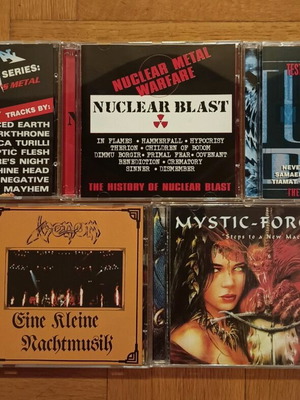 Metal CD pack of 5 new