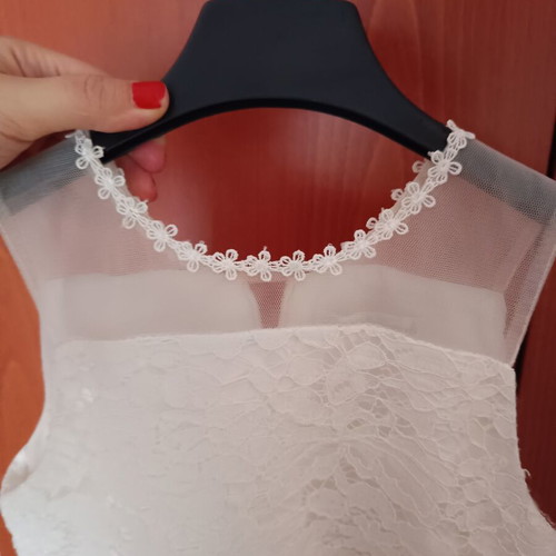 White baby dress like new