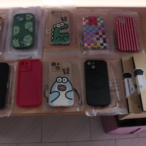 iPhone 15 cases and 9H screen protectors new