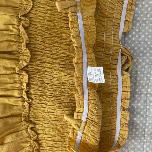 Yellow airy mini dress like new, one size