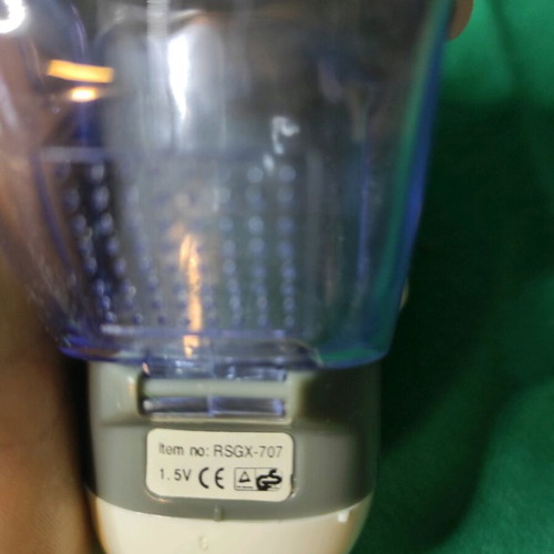 Crown fabric lint remover used, battery operated