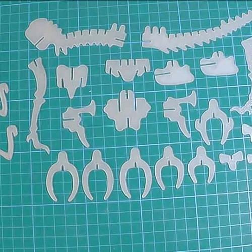 T-Rex Glow-in-the-Dark 3D Puzzle new, DIY dinosaur model